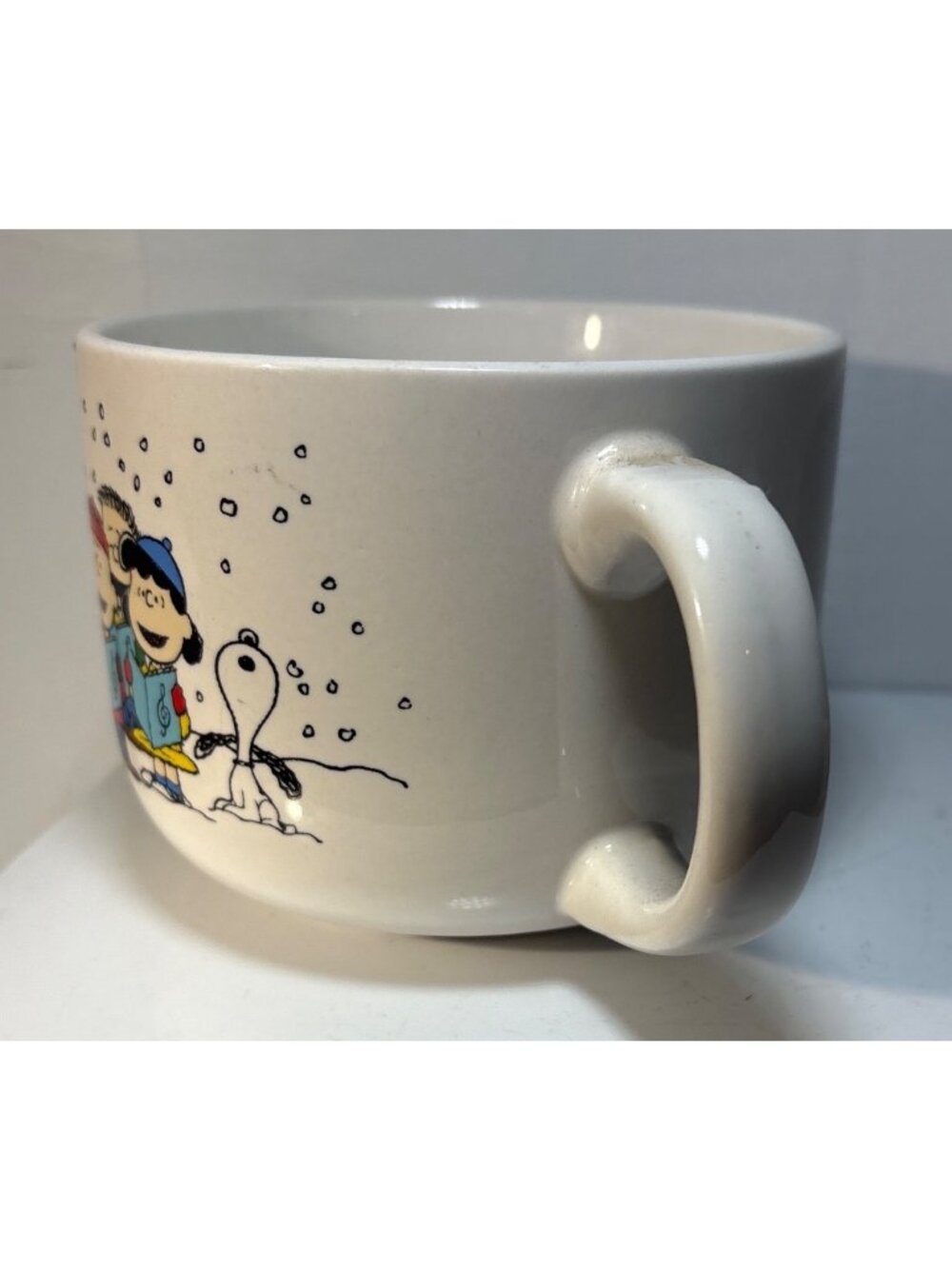 Peanuts Christmas Mug Soup Bowl Caroling Characters Charlie Brown Snoopy 2020 - Picture 3 of 9